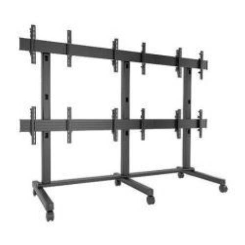 CHIEF FUSION - Carrello - per 6 schermi LCD - nero - dimensione schermo: 42"-46"